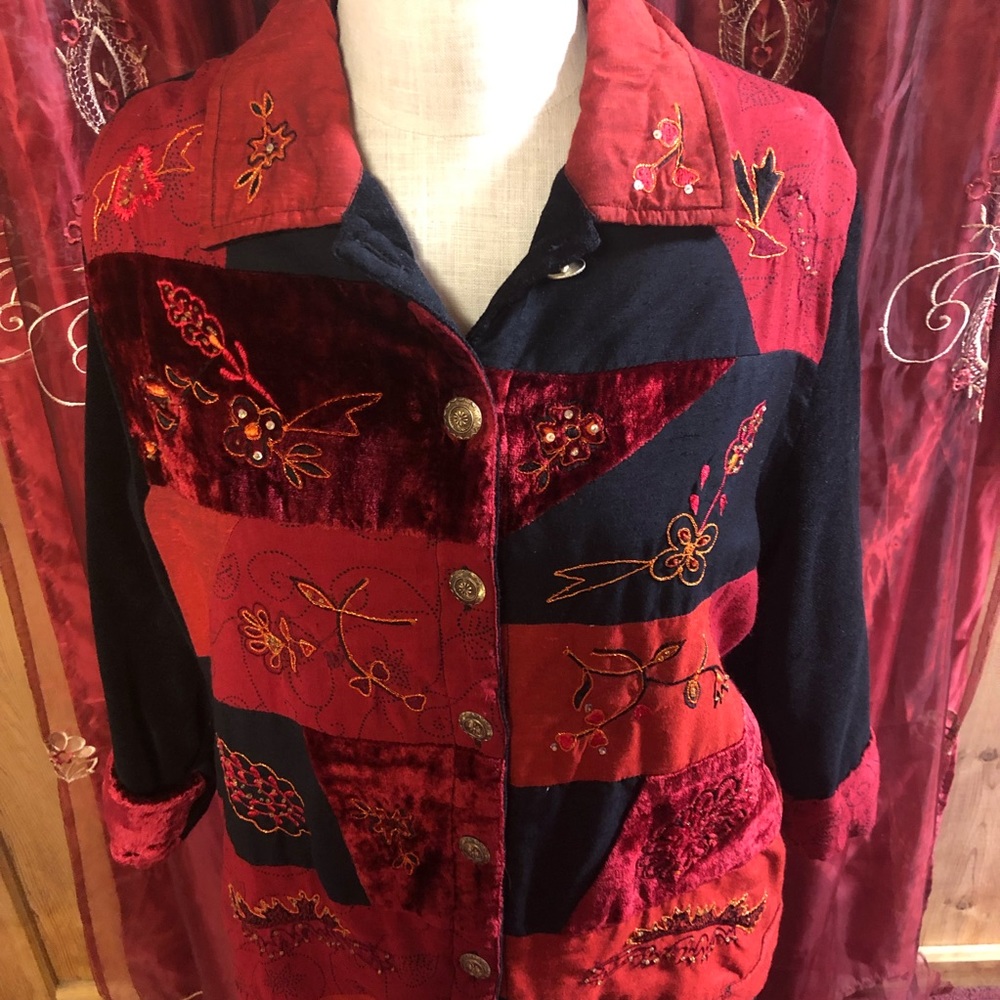 Patchwork Blazer - image 3